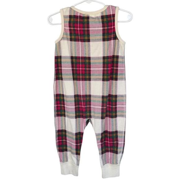 Hanna Andersson Cotton Plaid Overalls - Size 18-24 months - Picture 2 of 3